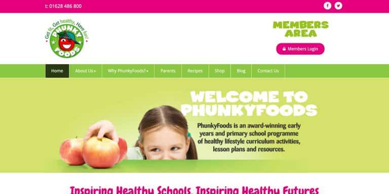 PhunkyFoods Website