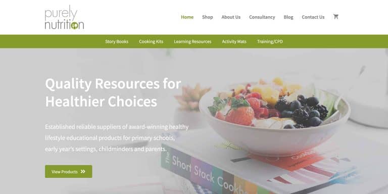 Purely Nutrition Website